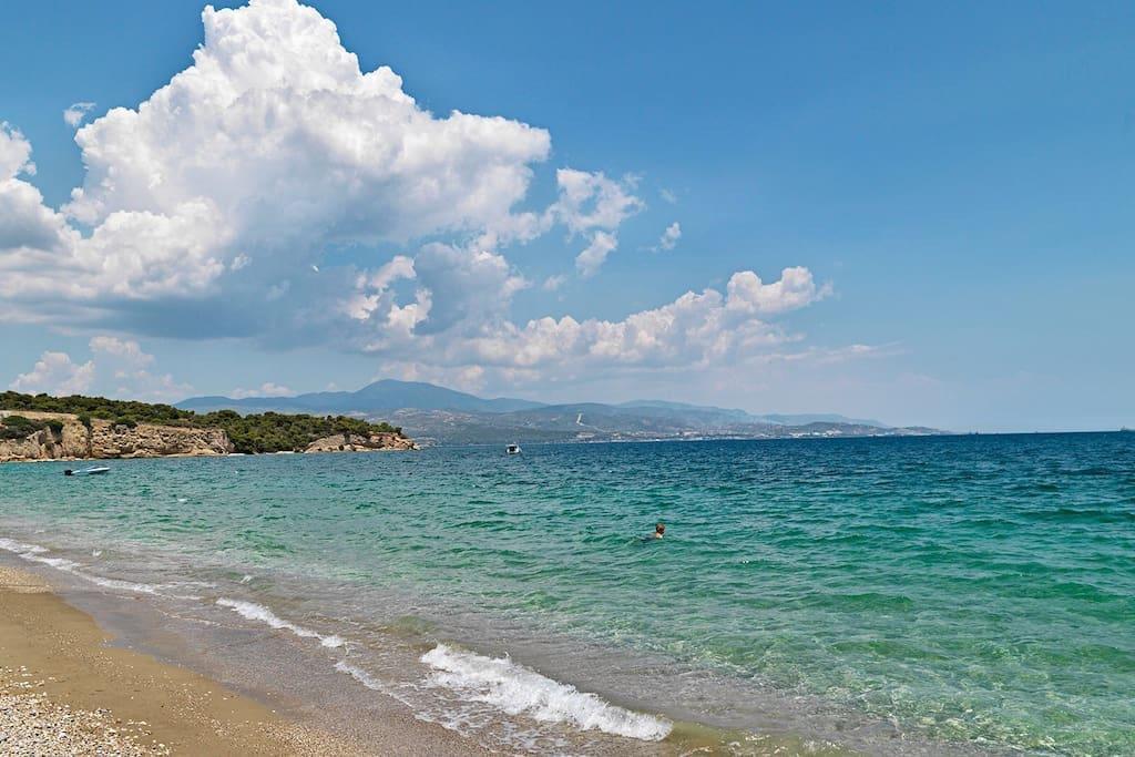 Paleo Kalamaki Isthmia Bagian luar foto
